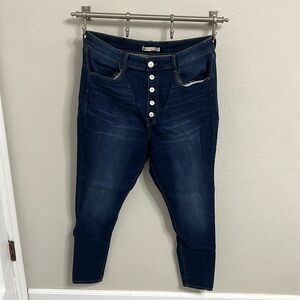 NEW-NO TAG-SO/GOOD FOR LIFE- SUPER HIGH RISE JEGGINGS WITH BUTTON FLY